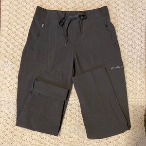 Eddie Bauer Convertible Roll-up Grey Hiking Pants - Women's Size S